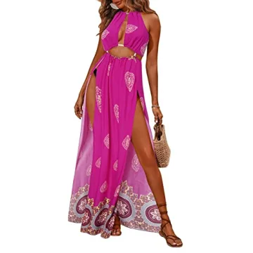 BIUBIU Women's Sexy Boho Maxi Dress for Summer 2024