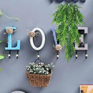 Hukidoy Hanging Ivy Decor - Lifelike Artificial Fern Greenery