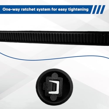 100Pcs Universal Automotive Nylon Cable Tie Fastener Kit