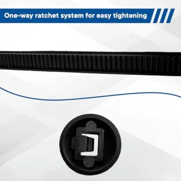 100Pcs Universal Automotive Nylon Cable Tie Fastener Kit