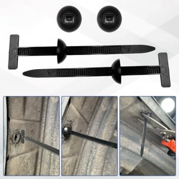 100Pcs Universal Automotive Nylon Cable Tie Fastener Kit