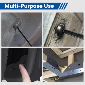 100Pcs Universal Automotive Nylon Cable Tie Fastener Kit