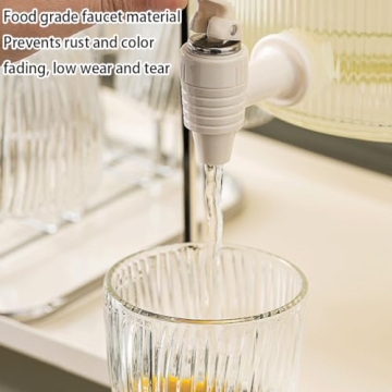 Drink Dispenser Large Capacity Glass Cold Kettle for Parties