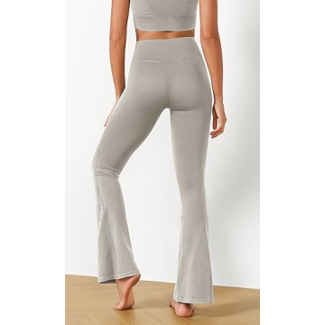 ODODOS Seamless Flare Leggings Comfortable Stylish Fit