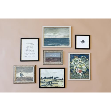 Vintage Tree Wall Art Framed Decor Dark Academia Style