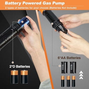 Portable Battery Operated Siphon Pump for Fuels