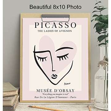 Pablo Picasso Poster Prints - Abstract Wall Art Gift