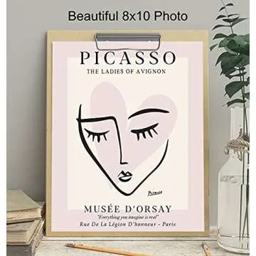 Pablo Picasso Poster Prints - Abstract Wall Art Gift