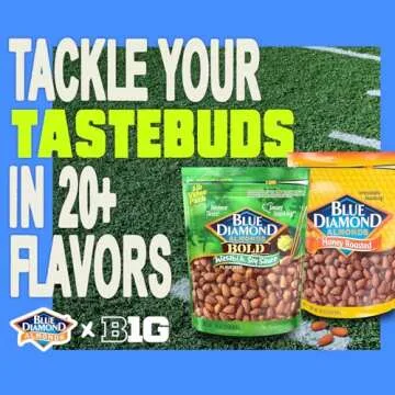 Blue Diamond Wasabi & Soy Almonds - 40 Oz Flavorful Snack