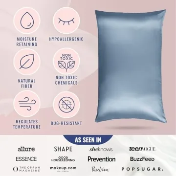 Blissy Silk Pillowcase - Luxurious Mulberry Silk for Hair and Skin