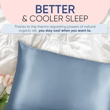 Blissy Silk Pillowcase - Luxurious Mulberry Silk for Hair and Skin