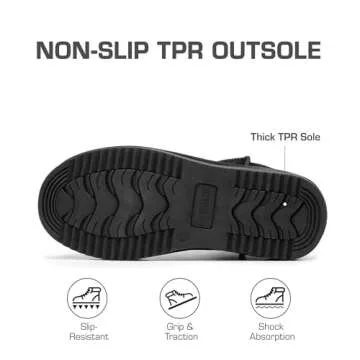 DREAM PAIRS Stylish Snow Boots with Faux Fur Lining