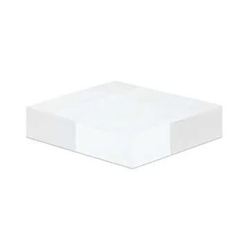 Juvale Clear Acrylic Blocks, Small Pedestal Riser for Display Stands (4x4x1 in, 2 Pack)
