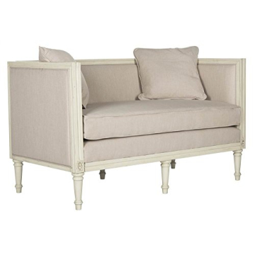Safavieh Home Collection Leandra Rustic French Country Antique Beige Settee