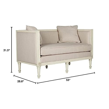 Safavieh Leandra Stylish Antique Beige Settee for Any Room