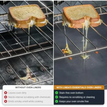 Buy Oven Liners - Heavy Duty Non-Stick Mats 3 Pack