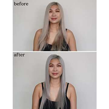 Pallure Blonde Toning Shampoo, Reduces Brassiness And Yellow Tones – For Blonde, Platinum, Bleached, Silver Hair, Vegan and Cruelty Free (10.14 Fl Oz)