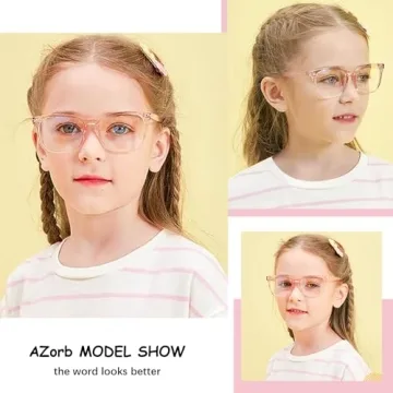 AZorb Kids Blue Light Blocking Glasses - Stylish & Durable