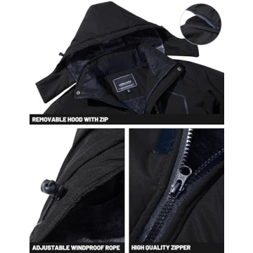 TACVASEN Winter Jacket for Men - Warm and Stylish Outdoor Coat