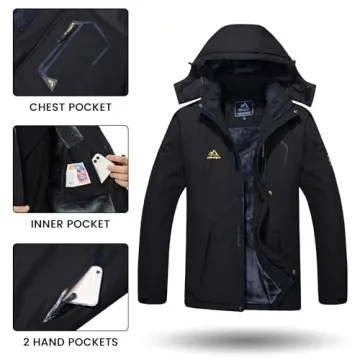 TACVASEN Winter Jacket for Men - Warm and Stylish Outdoor Coat