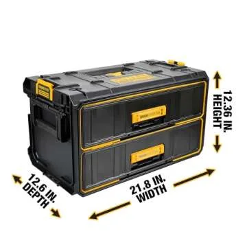 DEWALT ToughSystem 2.0 Tool Box with Two Drawers