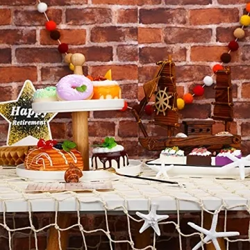 21-Piece Starfish Ornament Set for Coastal Decor & Crafts