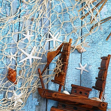 21-Piece Starfish Ornament Set for Coastal Decor & Crafts