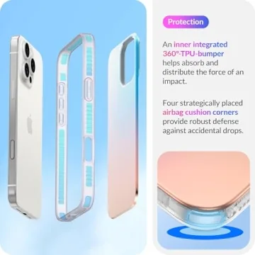 Iridescent iPhone 16 Pro Case with 360° Protection