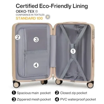 Hanke 20/29 Inch Carry On Luggage Sets - Durable Travel Gear