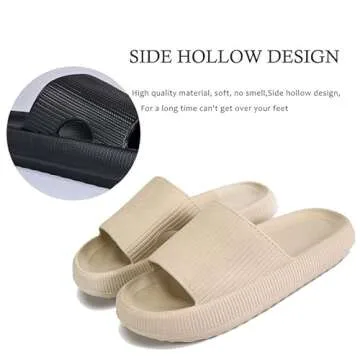 rosyclo Cloud Slippers - Soft, Non-Slip, Comfy For All