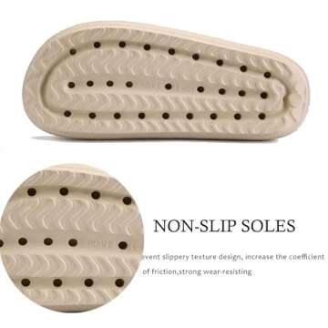 rosyclo Cloud Slippers - Soft, Non-Slip, Comfy For All