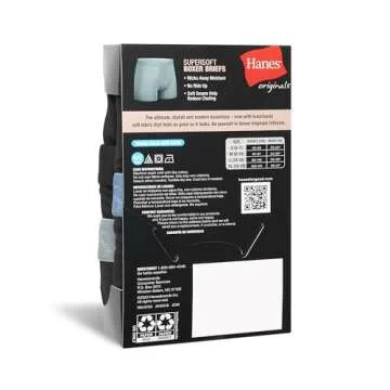 Hanes Supersoft Boys' Boxer Brief Underwear - 5-Pack