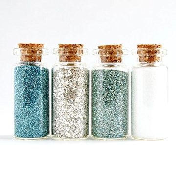 Nakpunar 8 Glass Spice Vials with Cork - Elegant Storage