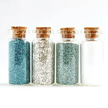 Nakpunar 8 Glass Spice Vials with Cork - Elegant Storage