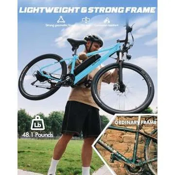 Qlife Racer Electric Bike with 21-Speed Gearset and 750W Motor