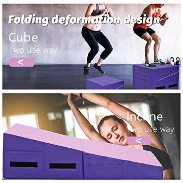 BestMassage Gymnastics Incline Mat for Indoor and Outdoor Fun