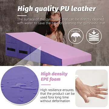 BestMassage Gymnastics Incline Mat for Indoor and Outdoor Fun