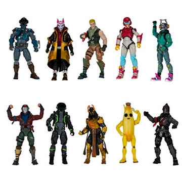 FORTNITE Chapter 1 Action Figures - 10 Pack of Iconic Heroes