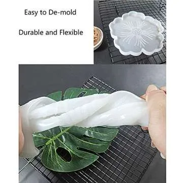 Resin Coaster Molds Kit for Creative DIY Projects