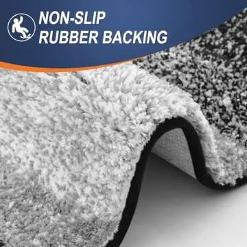 Soft Absorbent Microfiber Bath Rug Mat for Bathrooms