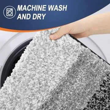 Soft Absorbent Microfiber Bath Rug Mat for Bathrooms