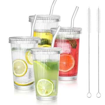 Beereraver Drinking Glasses Set - Stylish & Versatile
