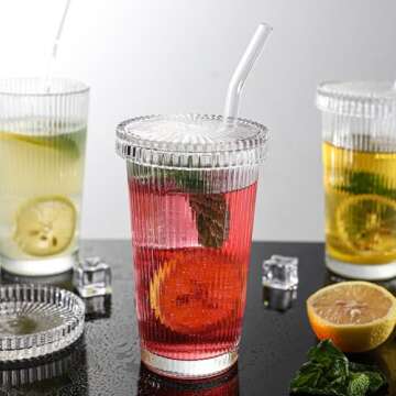 Beereraver Drinking Glasses Set - Stylish & Versatile