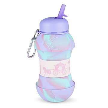 Fun Collapsible Unicorn Water Bottle for Kids