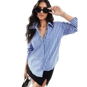 Stylish HOTOUCH Button Down Women's Shirt - Perfect for Work