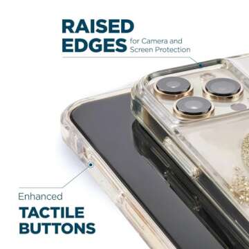 Case-Mate iPhone 14 Pro Max Case - Karat Marble [10ft Drop Protection] [Compatible with MagSafe] Magnetic Cover with Cute Bling Sparkle for iPhone 14 Pro Max 6.7", Anti-Scratch, Shock Absorbent, Slim