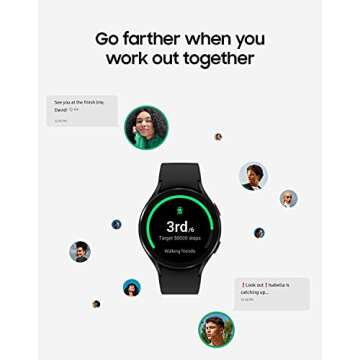 SAMSUNG Galaxy Watch 4 Smartwatch with ECG Monitoring