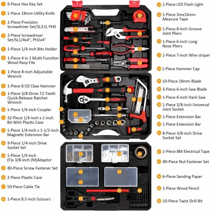 Ultimate 325 Piece Home Repair Tool Kit