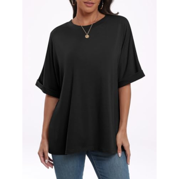 Stylish ANRABESS Oversized T-Shirt for Women | Comfortable & Chic