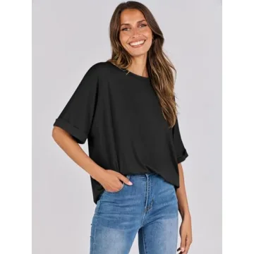 Stylish ANRABESS Oversized T-Shirt for Women | Comfortable & Chic